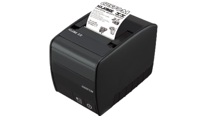 Custom KUBE II Thermal printer Lottery ticket scanner