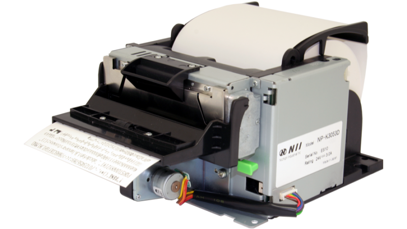Nippon Primex  NP-K3053 Thermal Kiosk printer usb serial cutter drop in paper presenter