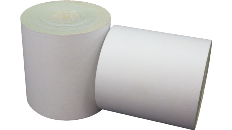 3 in x 3 in bond impact paper 2 ply white yellow