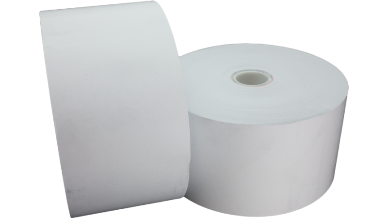 tp80-6-354 thermal paper roll 20lb 80mm 6" 6in